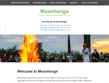 Tablet Screenshot of moonhenge.co.uk